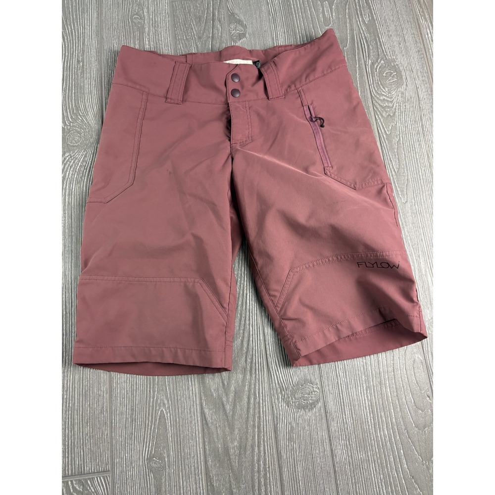 FLYLOW Women's Pinkish Brown Shorts Size Small Inseam 12